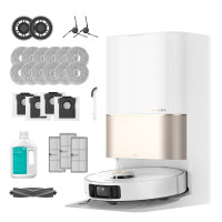 Робот-пилосос з вологим прибиранням Dreame X40 Ultra Complete White