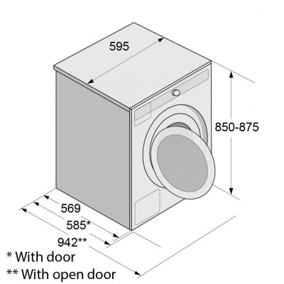 Пральна машина автоматична Asko W4086C.T/3 Пральна машина автоматична Asko W4086C.T/3