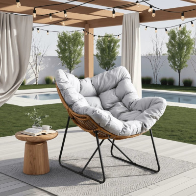 Садовий стілець Mebel Elit FIN Сірий Садовий стілець Mebel Elit FIN Сірий