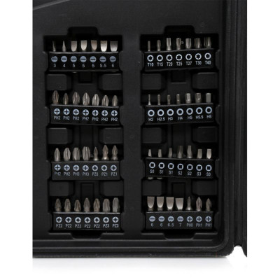 Набір викруток та біт на 75 елементів Kraft&Dele KD10904