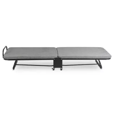 Лежак розкладний MEBEL ELITE CASSINI 185х65 см Сірий Лежак розкладний MEBEL ELITE CASSINI 185х65 см Сірий