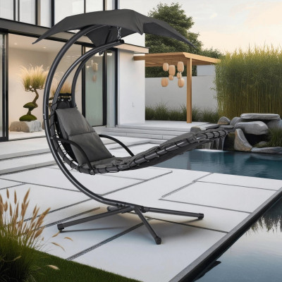 Підвісний шезлонг Mebel Elite REBECA Сірий