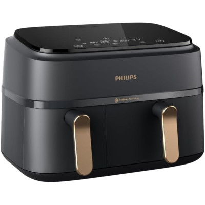 Мультипіч (аерофритюрниця) Philips Ovi Dual Basket AirFryer NA352/00 