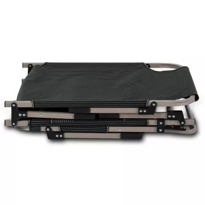 Складаний шезлонг MEBEL ELITE VENUS Сірий Складаний шезлонг MEBEL ELITE VENUS Сірий