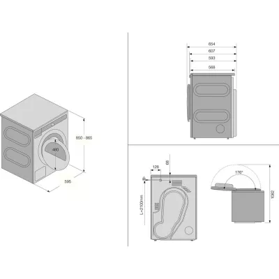 Сушильна машина Asko T409HS.W Сушильна машина Asko T409HS.W